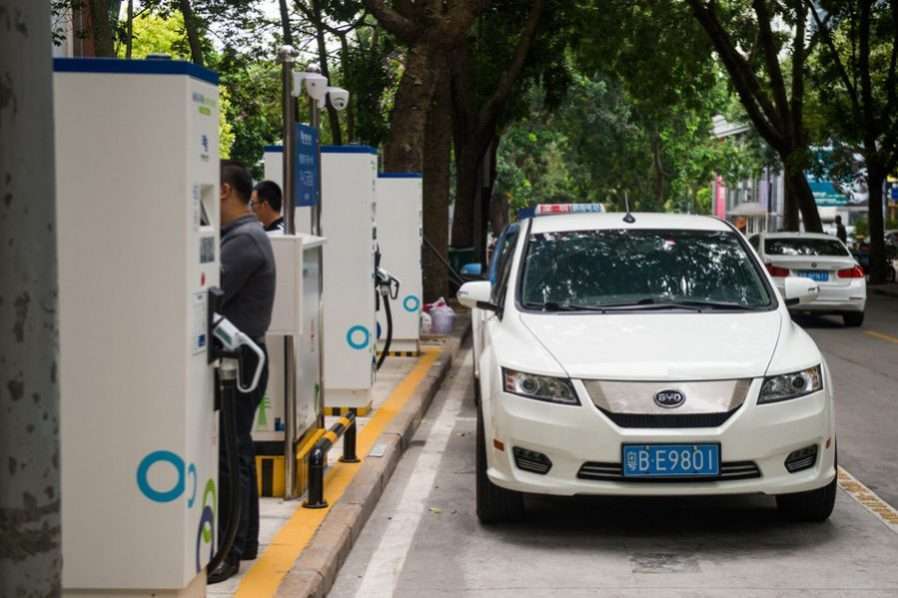 Roadside Street EV Car Charging Cabinets