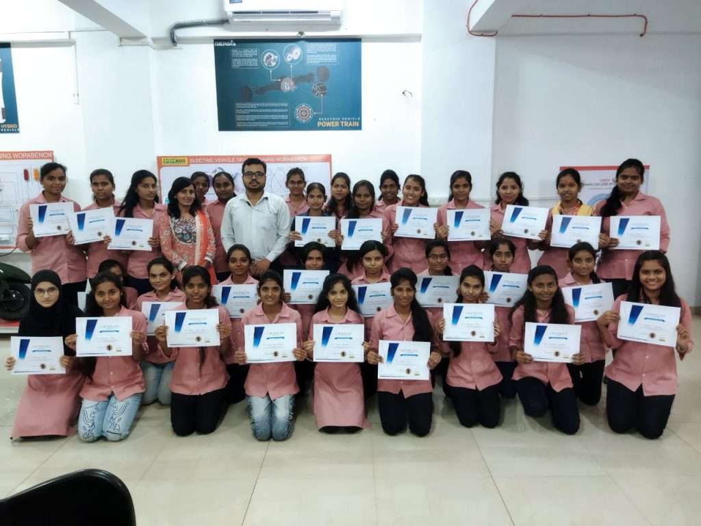 ITI 16 Girls Secure Promising Placements in Leading Automotive Companies