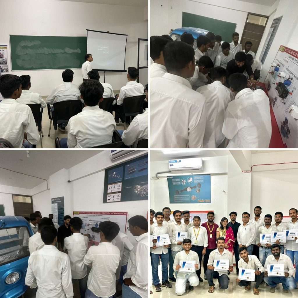 ISIEINDIA successfully conducted the 8th batch of 5 Days training for Jalna ITI students on EV powertrain sponsored by Jalna Janseva at Centre of Excellence Aurangabad, MH