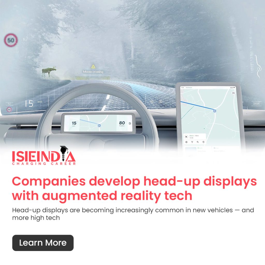 Companies develop head-up displays with augmented reality tech