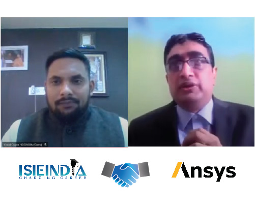 MOU Signed with ANSYS to set up 100+ Centre of Excellence for EV Training, R&D as a Industry Partner