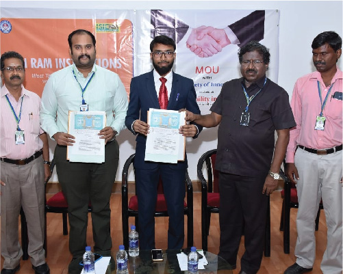 MOU Signed with Sri Sai Institutions, Chennai to conduct Skill & Faculty Development Program