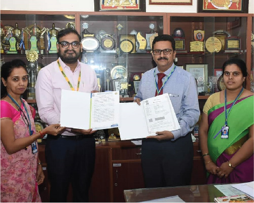MOU Signed with Sri Sairam College of Engineering to be the knowledge partners to training and placement