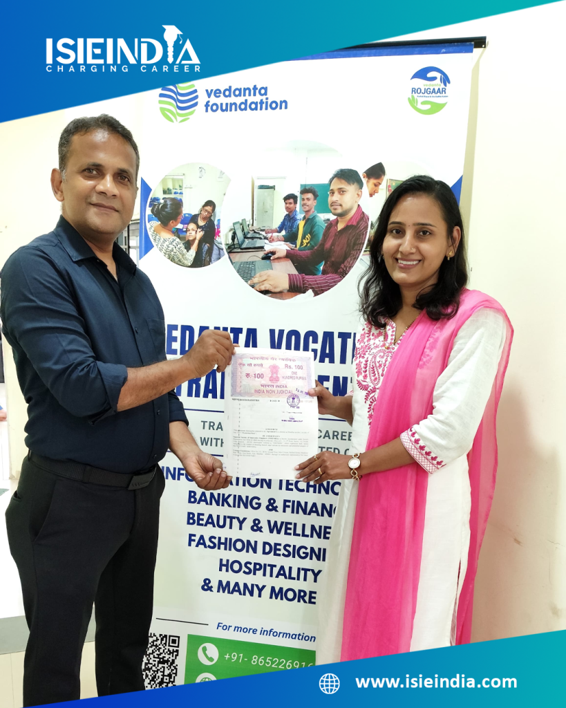 ISIEINDIA MOU signed with Vedanta Foundation