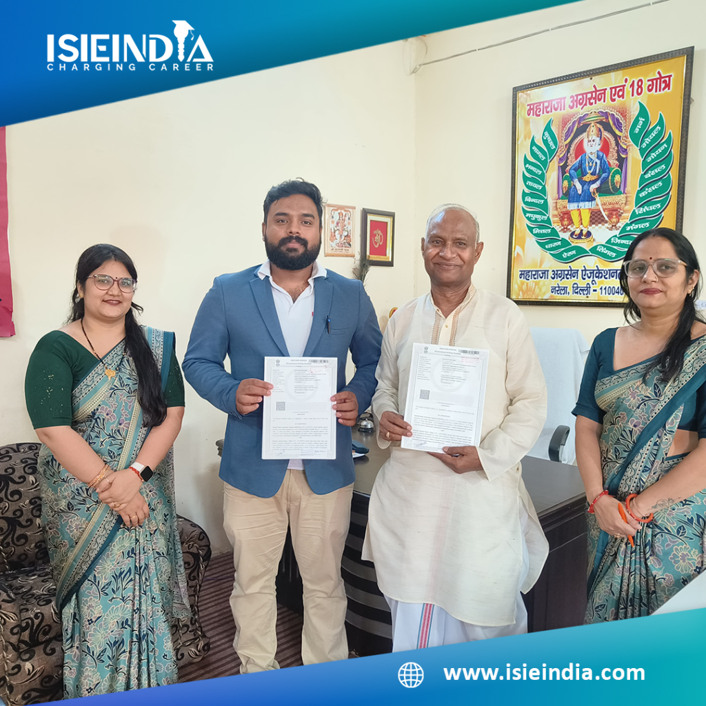 Maharaja Agarsain Degree College EV training