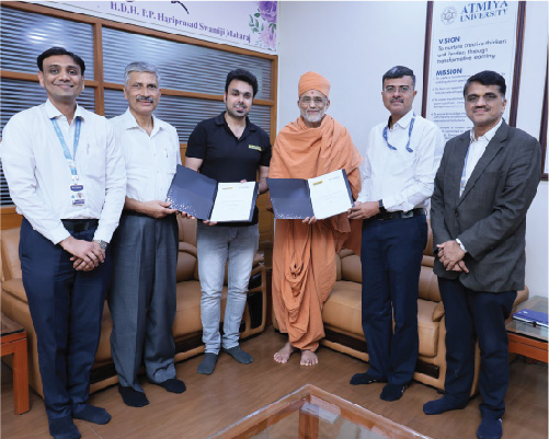 MoU signed with Atmiya University to empower women in EV Technology