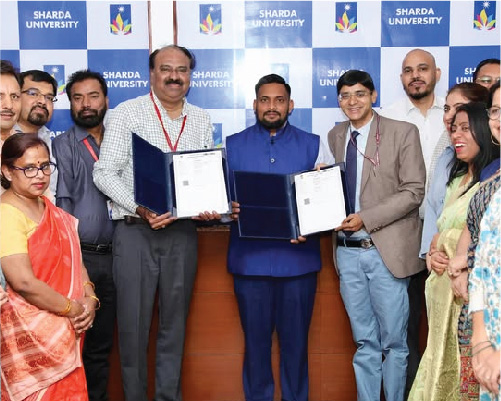 MoU signed with Sharda University to establish state of art EV Lab