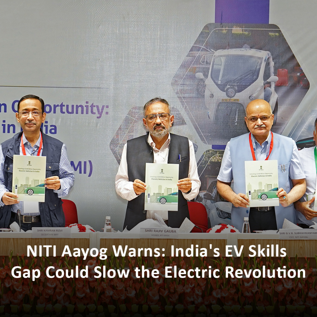 NITI Aayog report on EV skills gap in India 2030 projections