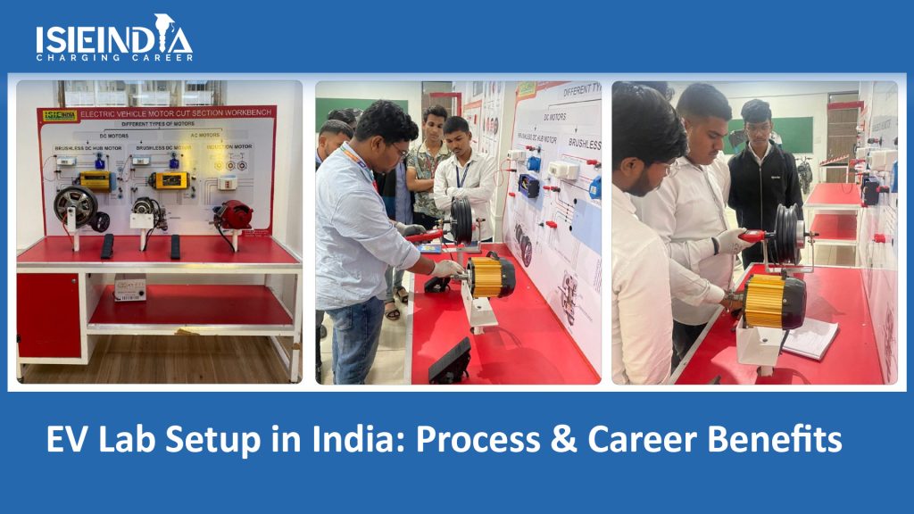 EV Lab setup in an Indian engineering college