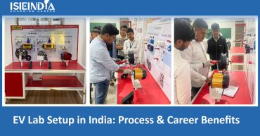 EV Lab setup in an Indian engineering college