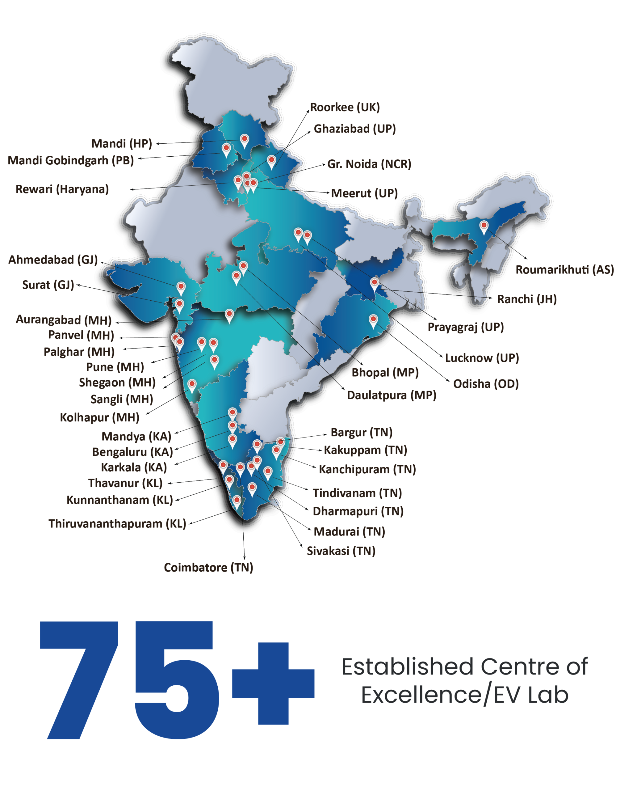 ISIEINDIA Presence Map