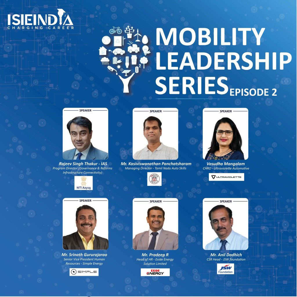 The second edition of ISIEINDIA’s Mobility Leadership Series brought together leaders from government, industry, and academia to discuss how skills development and infrastructure are shaping India’s sustainable mobility future. Panelists emphasized the critical role of EV labs, Centres of Excellence, and collaborative training programs in preparing India’s next-generation workforce.