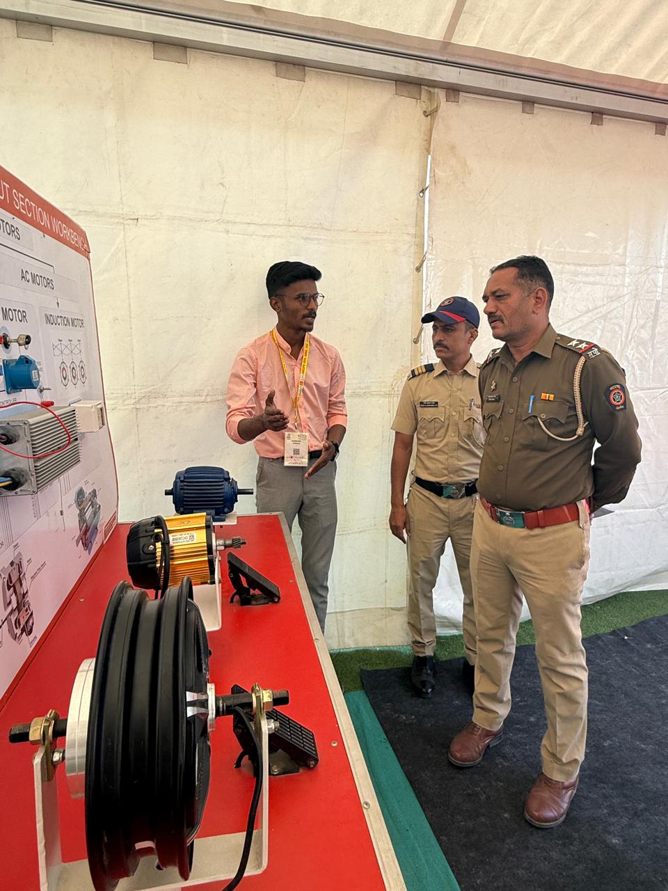 EV technology demo by ISIEINDIA